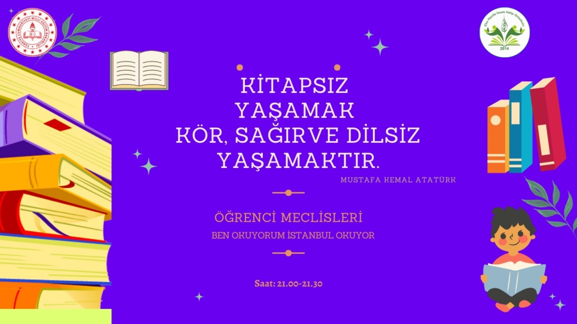 Ben Okuyorum İstanbul Okuyor Projemiz Kapsamında Her Akşam Kitaplarımızla Buluşuyoruz